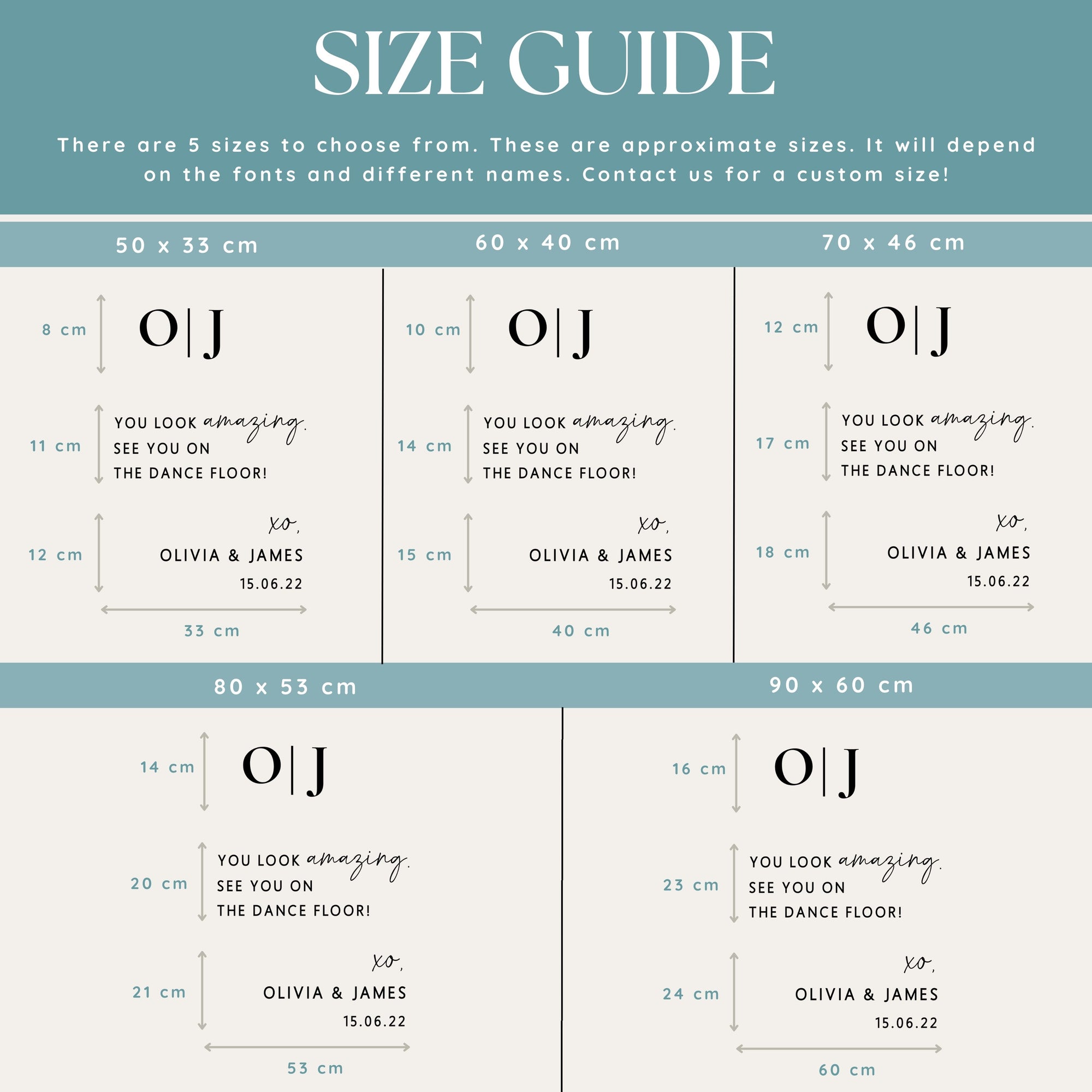 Personalised Welcome Decal for Selfie Mirror