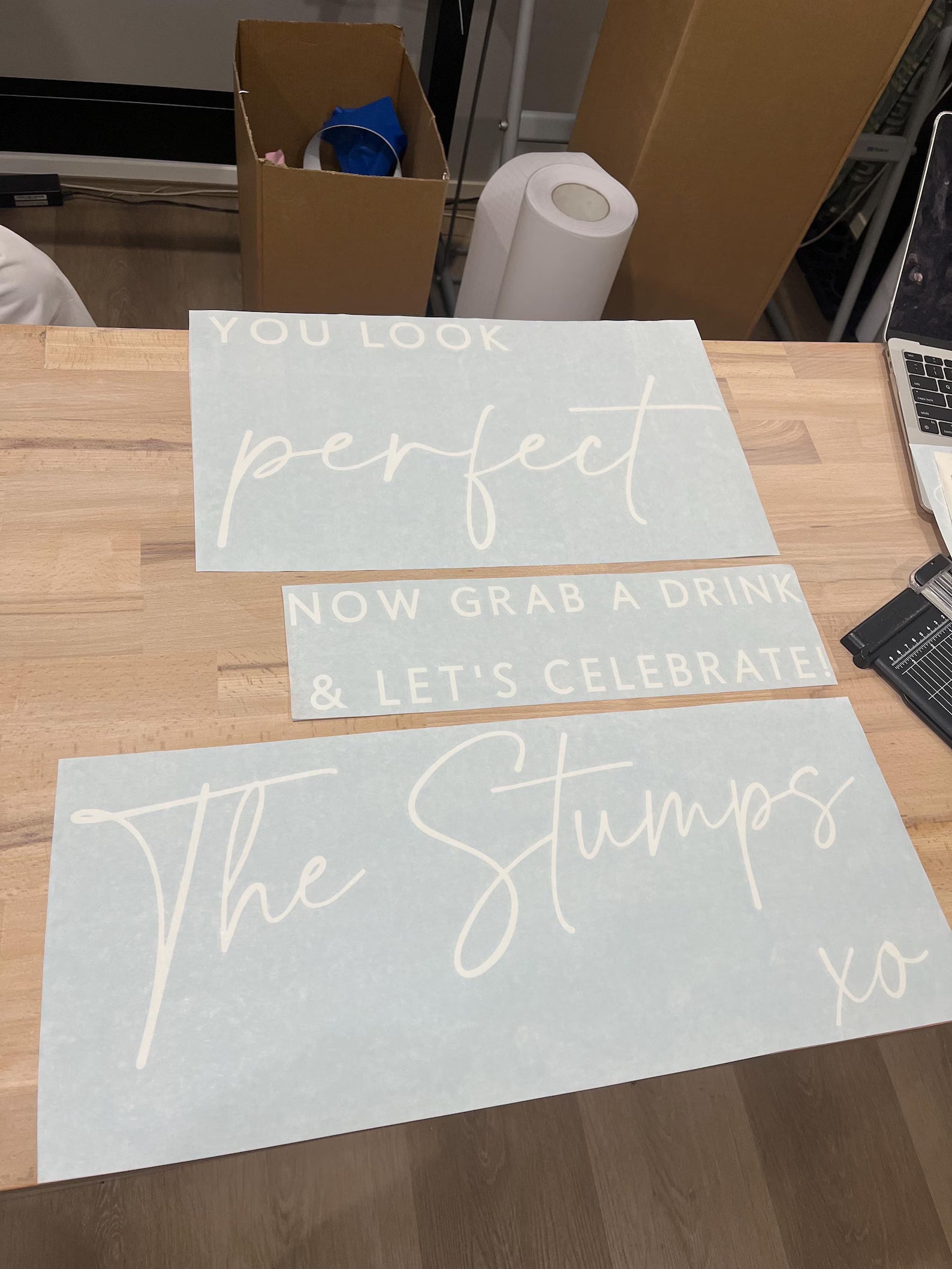 You Look Perfect - Selfie Wedding Entry Mirror Decal