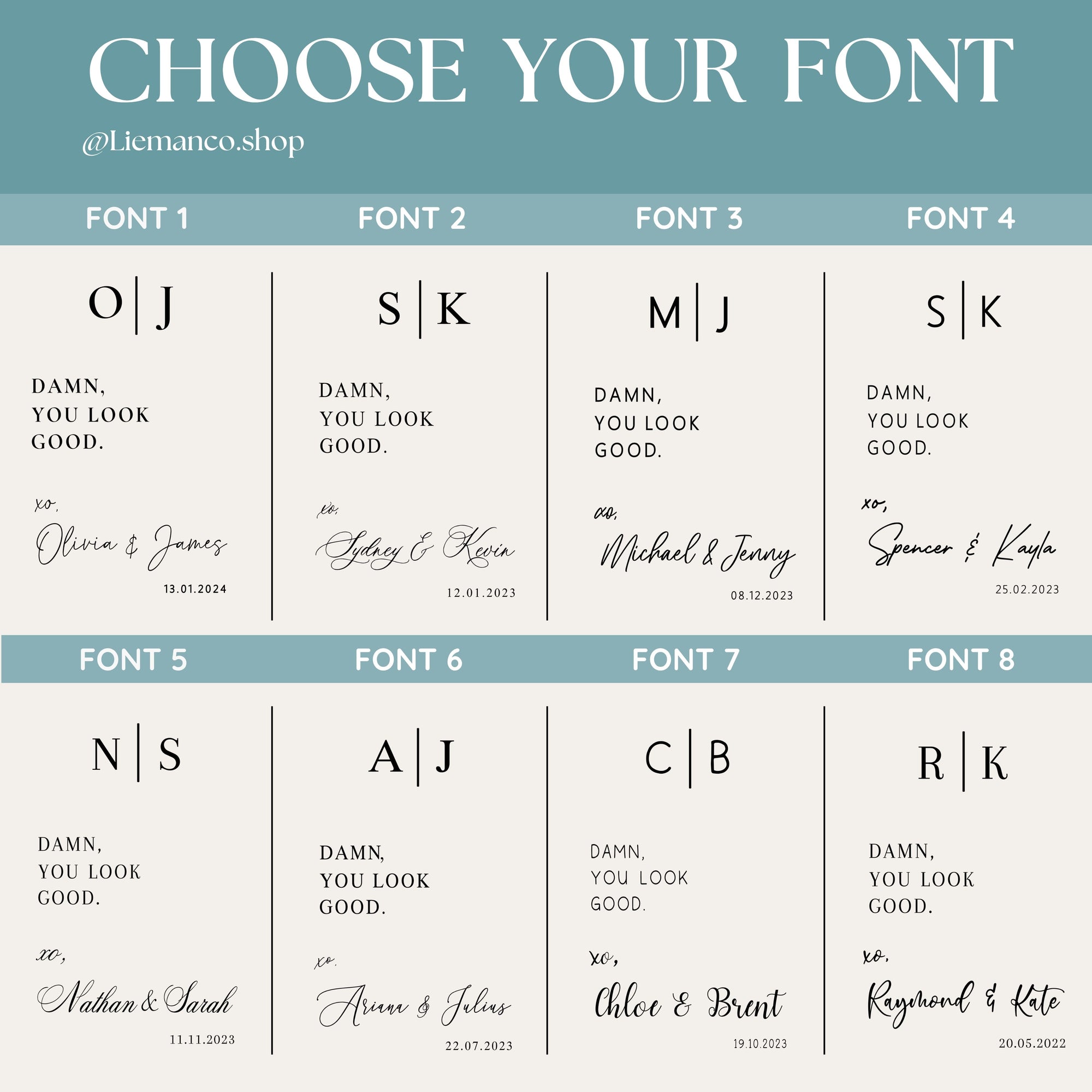 You Look Good Decal -  DIY Wedding Mirror Vinyl