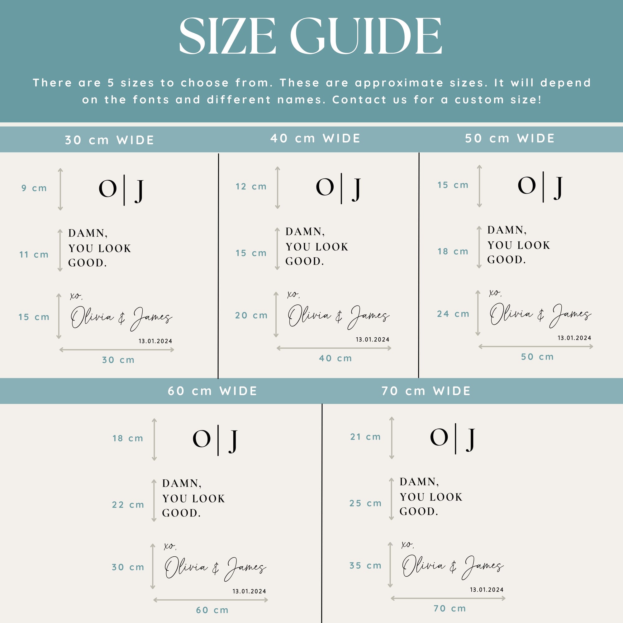 You Look Good Decal -  DIY Wedding Mirror Vinyl