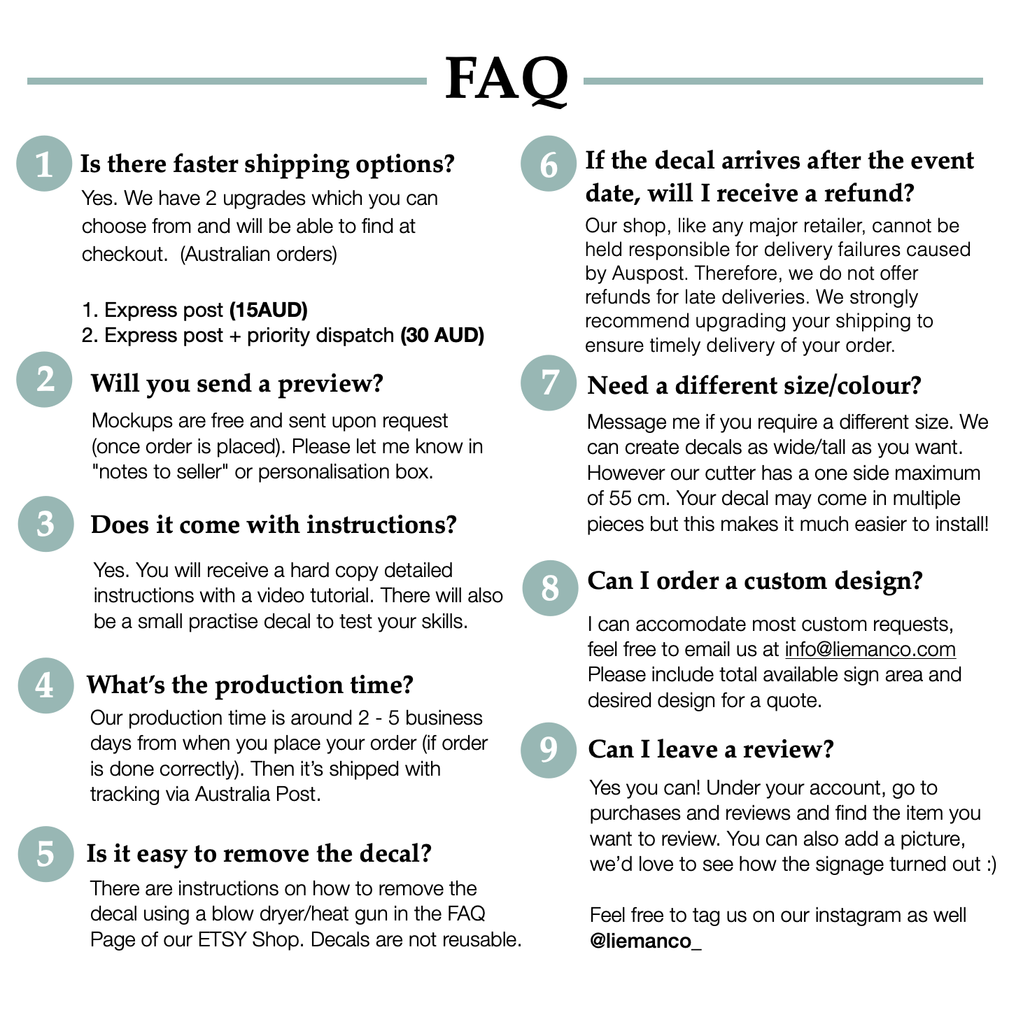 Find your Seat Decal for Mirror Seating Chart