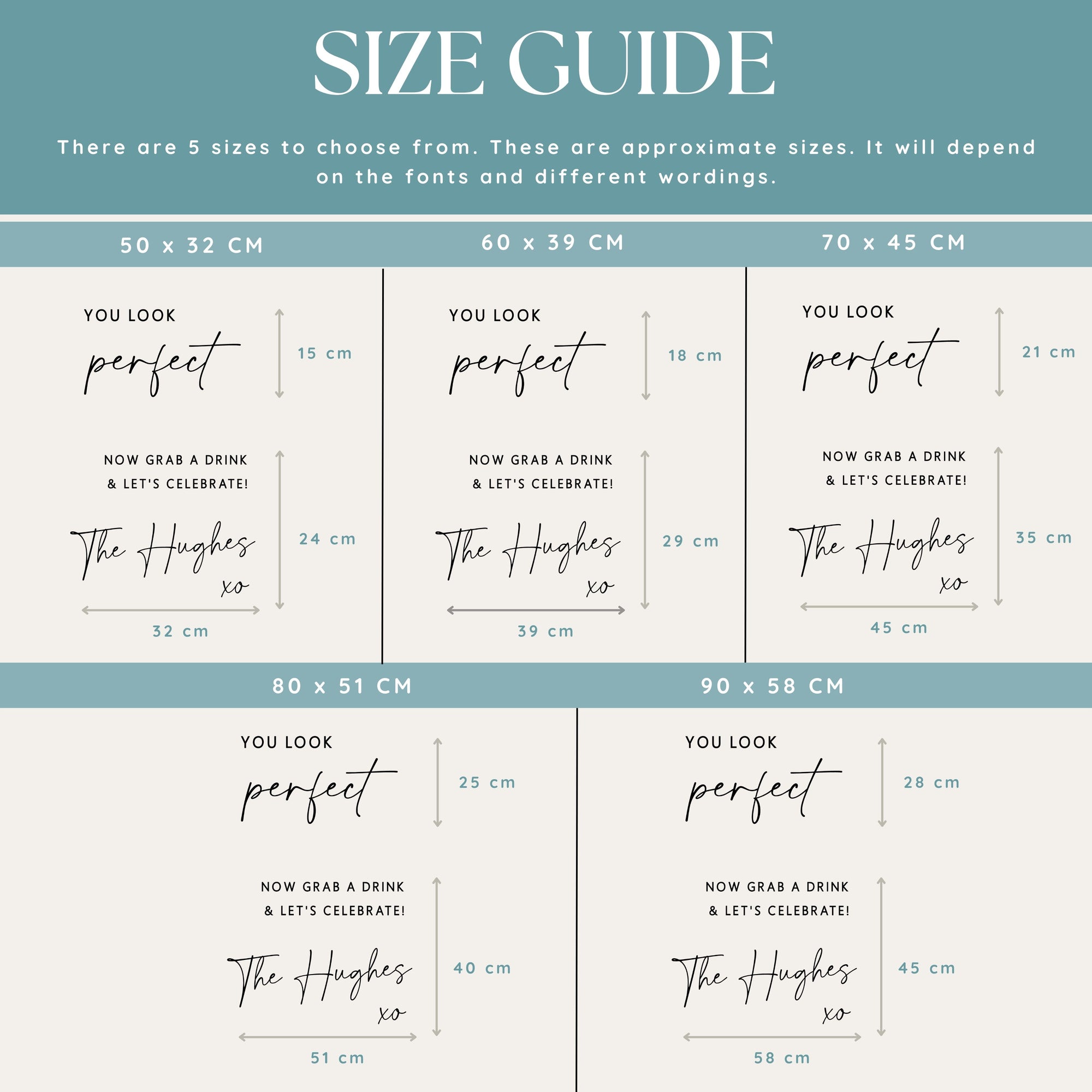 You Look Perfect - Selfie Wedding Entry Mirror Decal