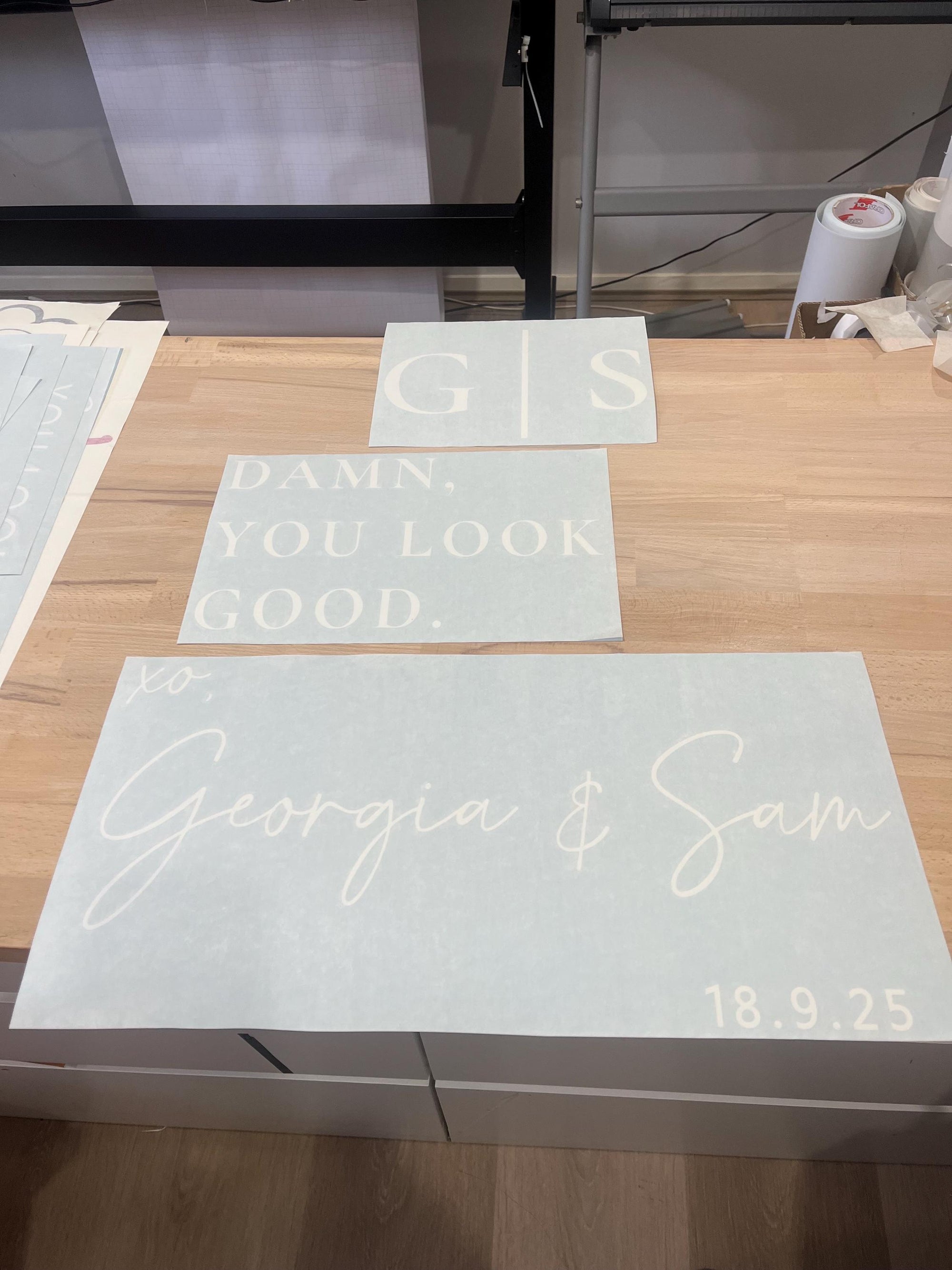 You Look Good Decal -  DIY Wedding Mirror Vinyl