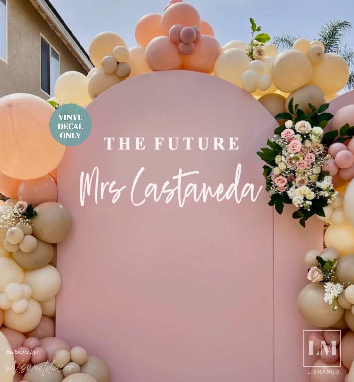 Bridal Shower Decals
