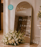 Custom Wedding Welcome Sign Decal