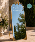 Custom Wedding Welcome Sign Decal