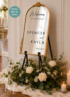 Custom Wedding Welcome Sign Decal