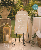 Custom Welcome Sign Mirror Decal