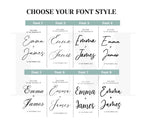 Custom Wedding Sign Decal for Welcome Mirror