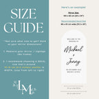 Custom Wedding Mirror Decal for Welcome Sign