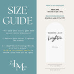 Last Name Mirror Decal for Reception Welcome Sign