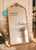 Personalised Selfie Sign Mirror Decal