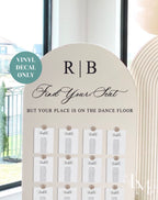 Find your Seat Decal for Mirror Seating Chart
