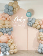 Baby in Bloom Baby Shower Vinyl Decal