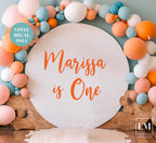 First Birthday Party Wall Sticker