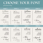 Grab A Drink Decal for Wedding Reception Mirror