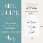 Welcome to Our Wedding Mirror Decal