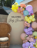 Welcoming Baby Decal for Arch Backdrop