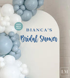 Custom Name Bridal Shower Party Decal