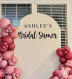 Custom Name Bridal Shower Party Decal