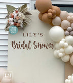 Custom Name Bridal Shower Party Decal