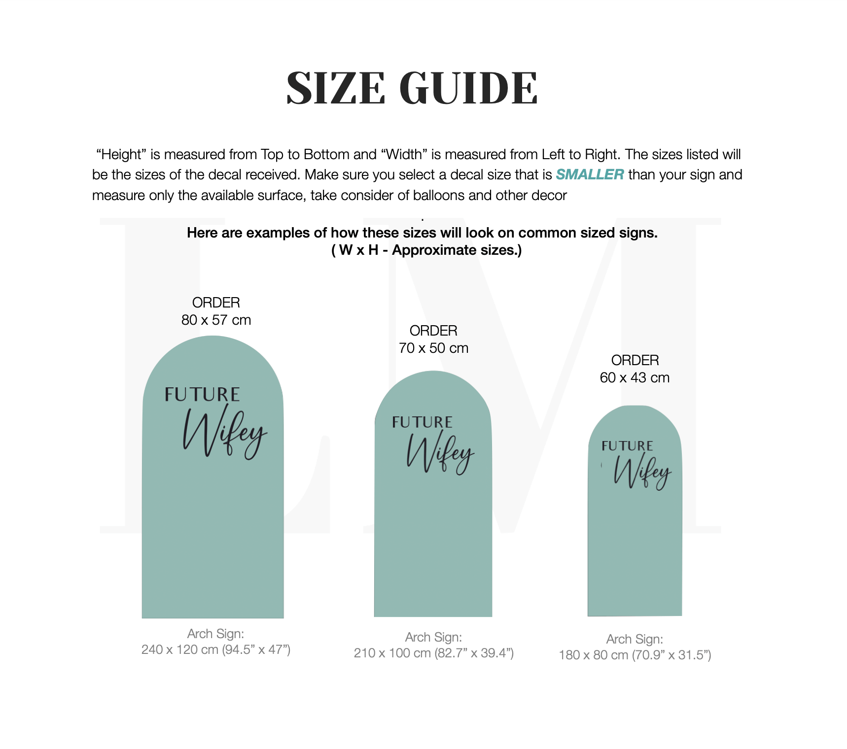 Future Wifey Party Wall Decal for Bridal Shower Backdrop 
