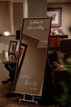 Personalised Wedding Selfie Mirror Decal