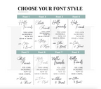Custom Selfie Mirror Decal for Wedding Entry Sign