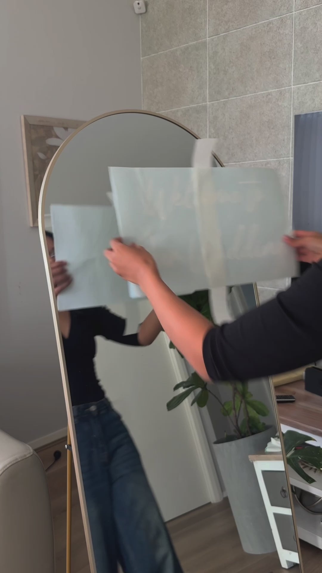 Welcome to Our Wedding Mirror Decal